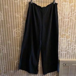 Harari luxurious 100% silk palazzo style pants, size L